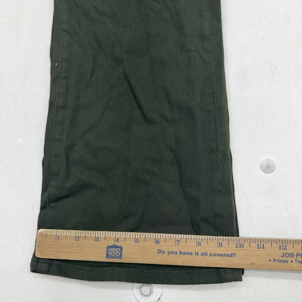 Fashion Nova Pants Womens Plus 3X Olive Headed West Straight Leg Twill Stretch